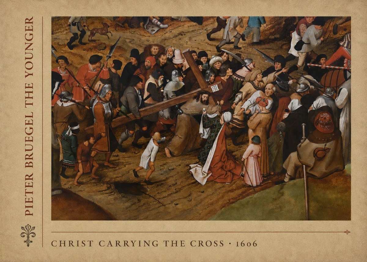 Pieter Bruegel Christ Carrying the Cross II No5 - Affiche