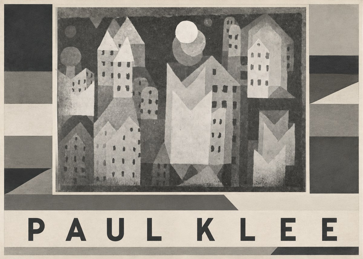 Paul Klee City of Churches No3 - Affiche
