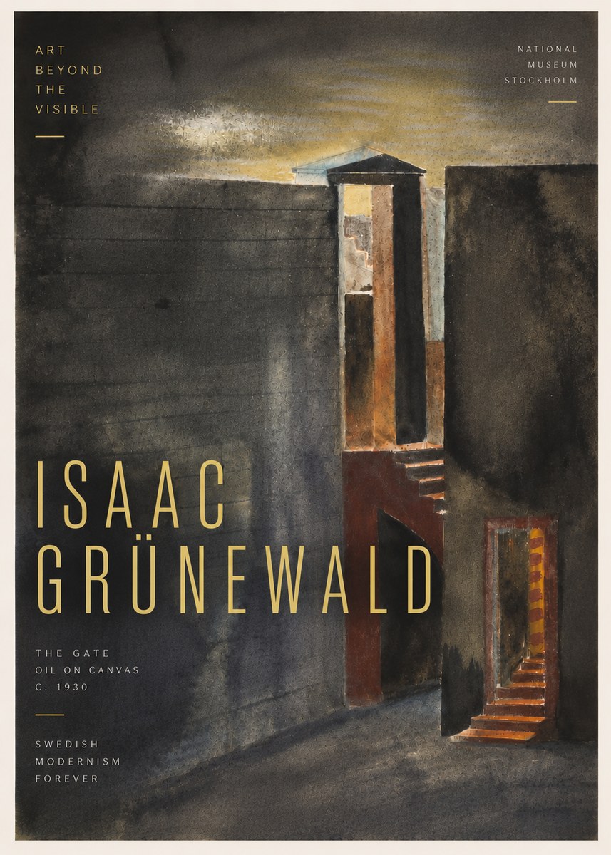Isaac Grünewald Architectural Fantasy No6 - Affiche