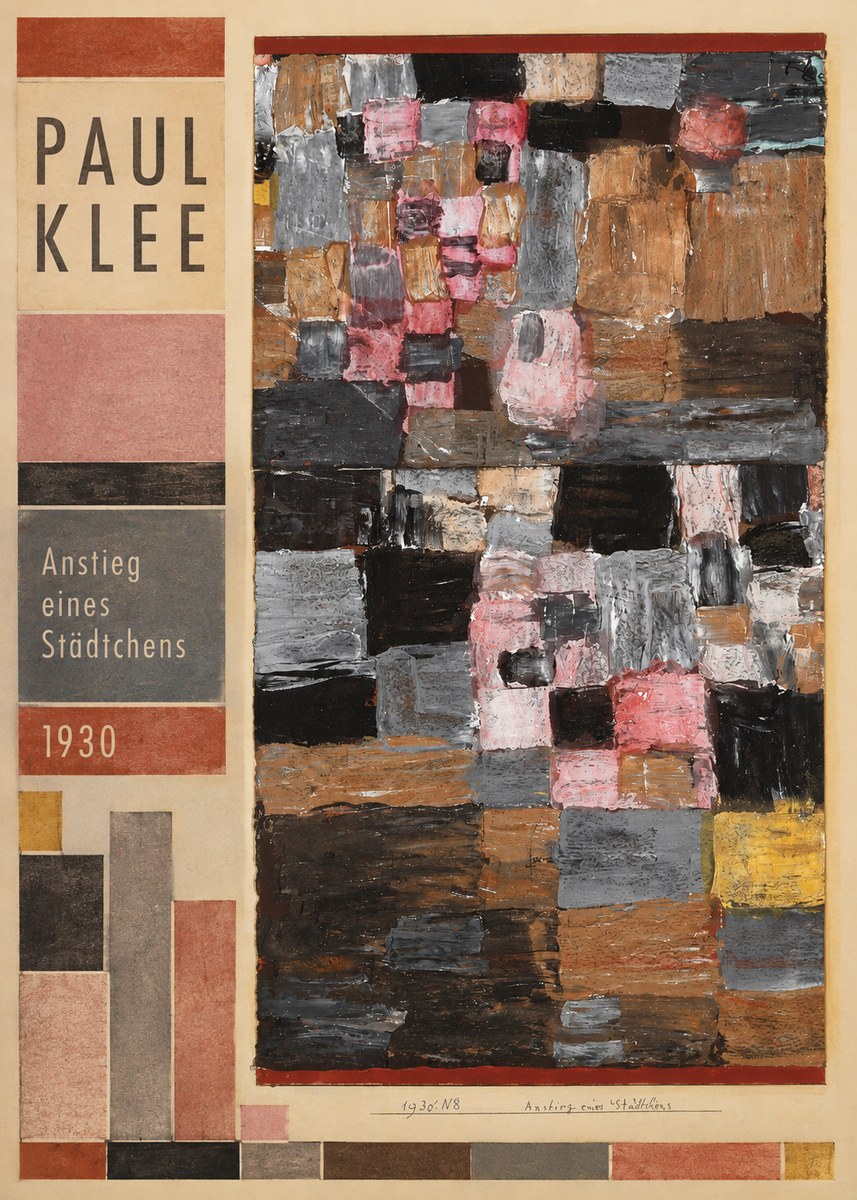 Paul Klee Anstieg Eines Städtchens No3 - Affiche