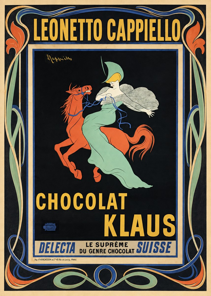 Leonetto Cappiello Chocolat Klaus II No1 - Affiche