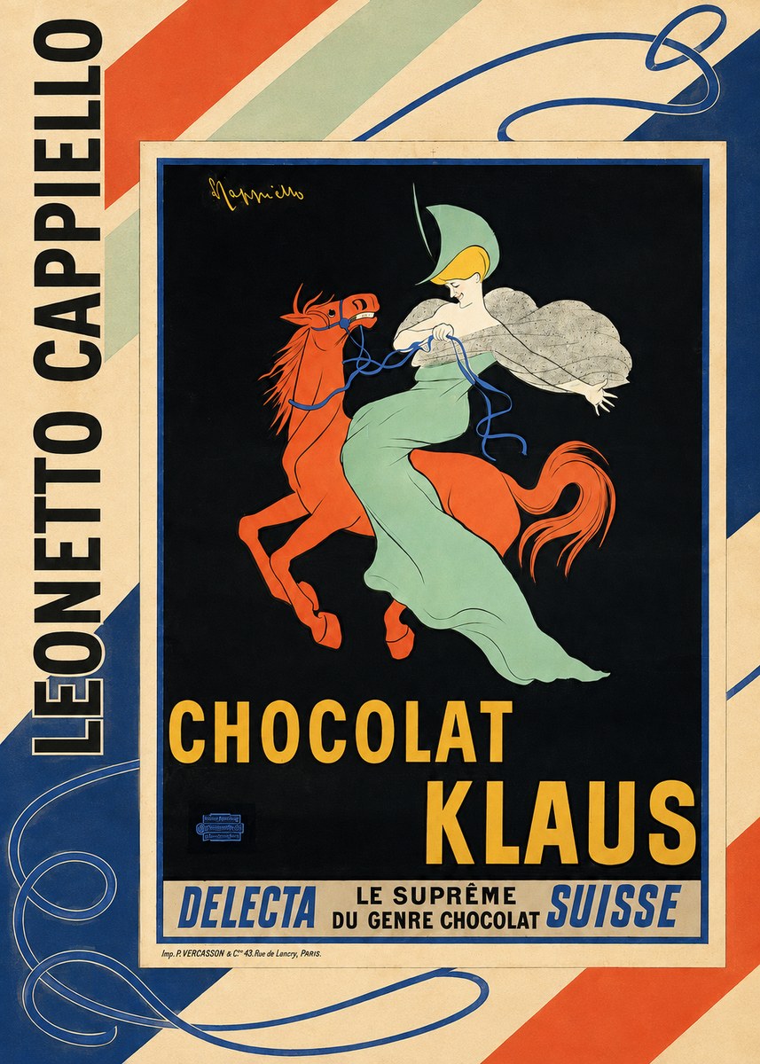 Leonetto Cappiello Chocolat Klaus II No2 - Affiche