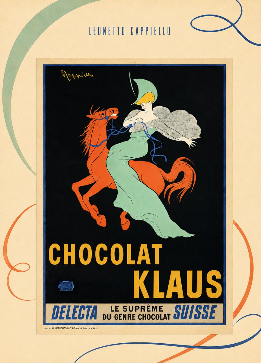 Leonetto Cappiello Chocolat Klaus II No6 - Affiche