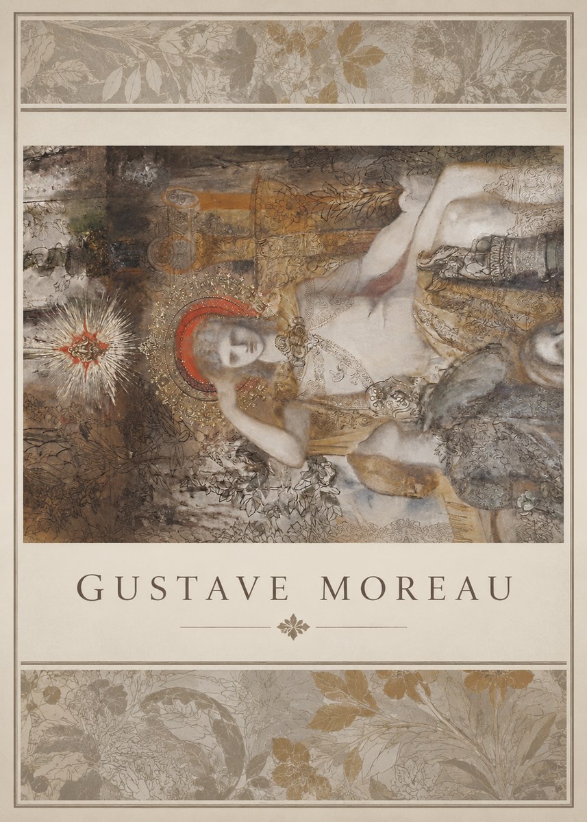 Gustave Moreau Saint Sebastian II No2 - Affiche