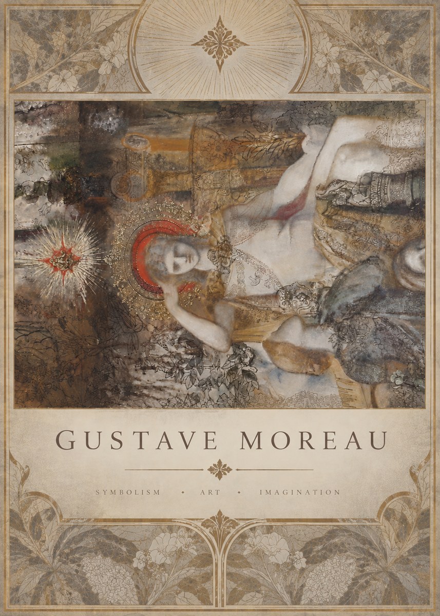 Gustave Moreau Saint Sebastian II No6 - Affiche