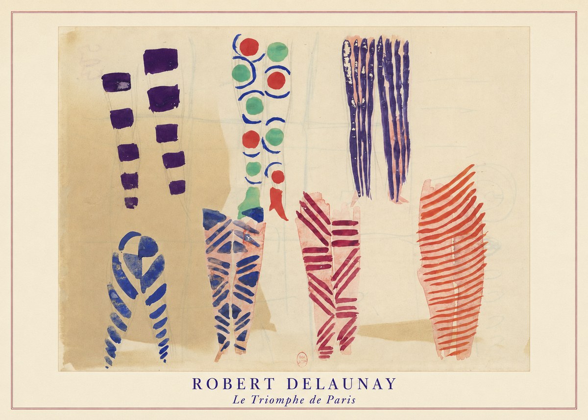 Robert Delaunay Le Triomphe De Paris IV No3 - Affiche