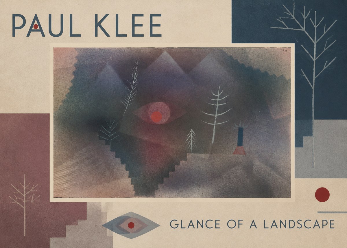 Paul Klee Glance of a Landscape No2 - Affiche