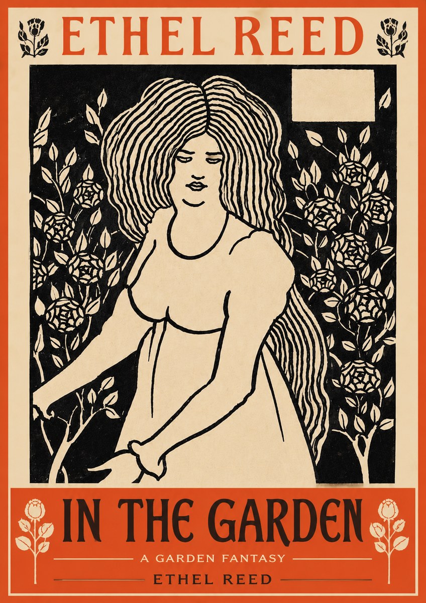 Ethel Reed In the Garden No4 - Affiche
