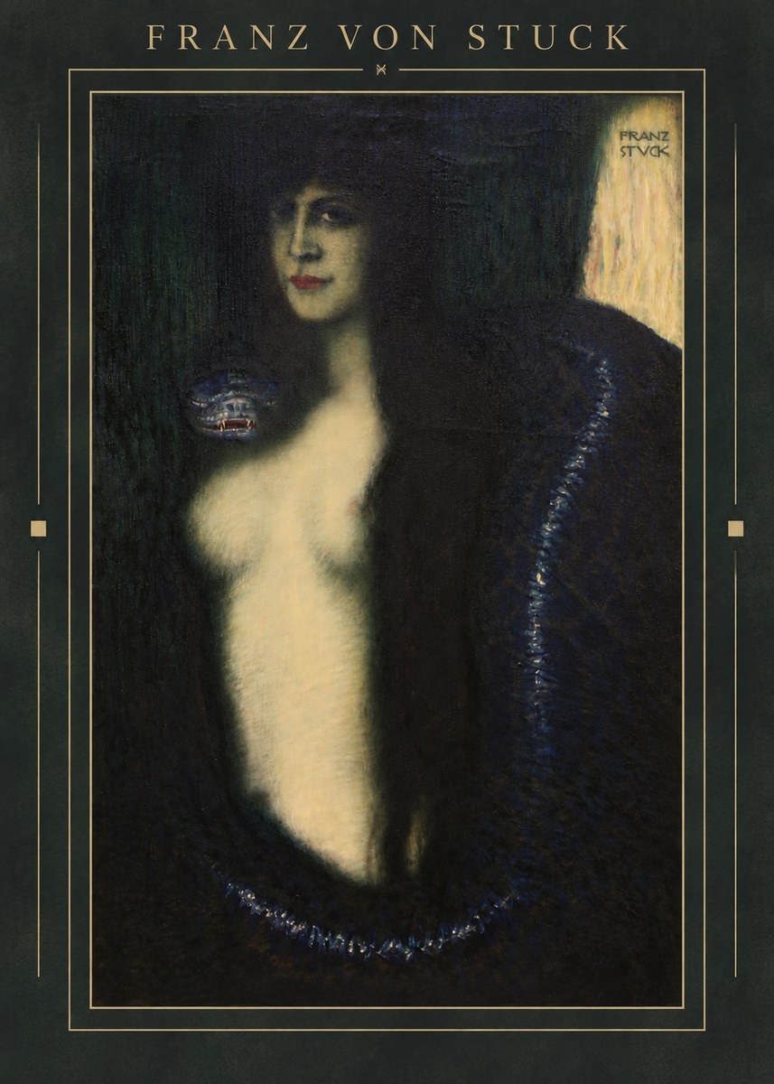 Franz von Stuck The Sin II No3 - Affiche