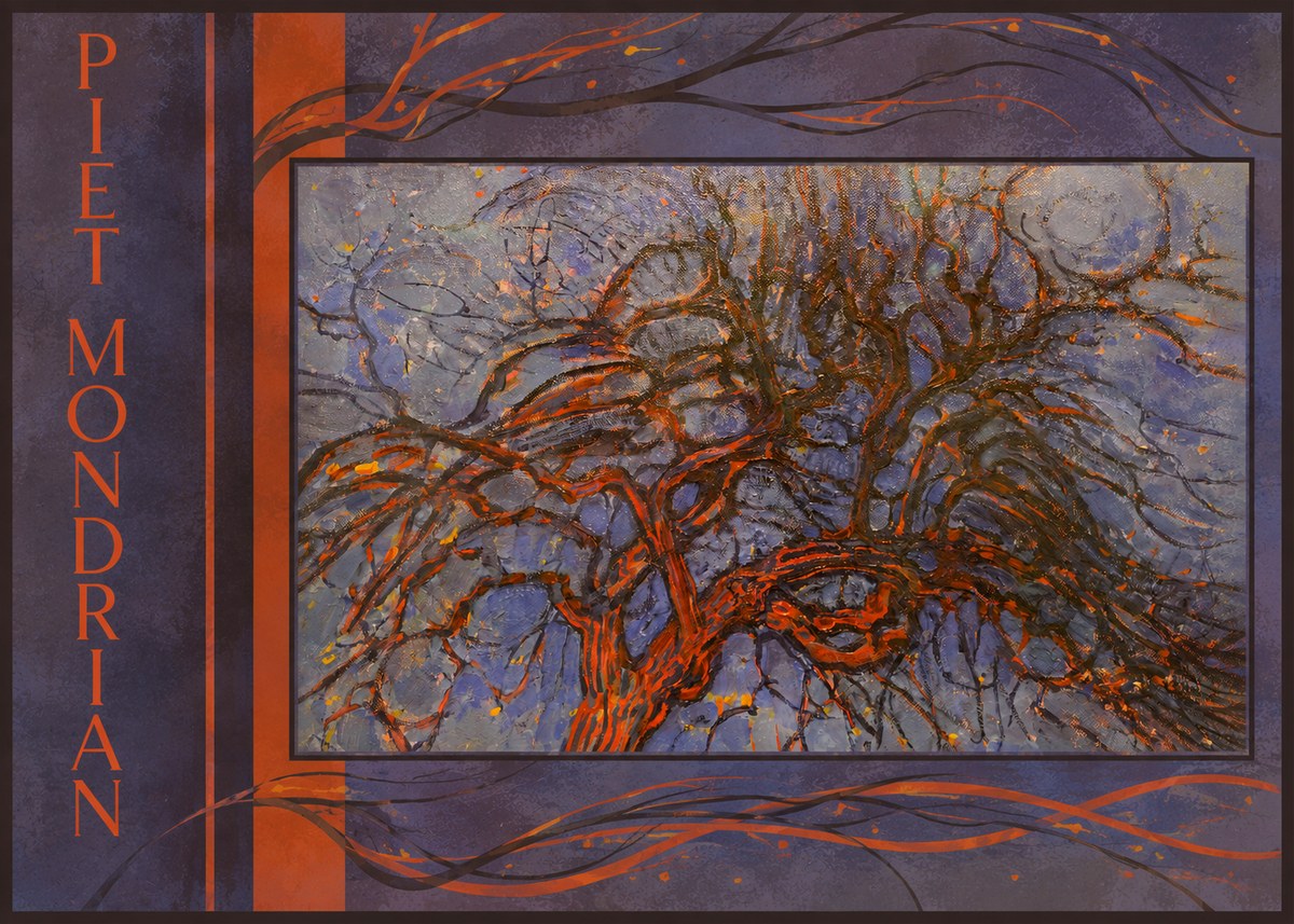 Piet Mondrian The Red Tree No2 - Affiche