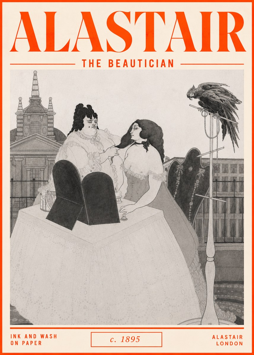 Alastair The Beautician No2 - Affiche