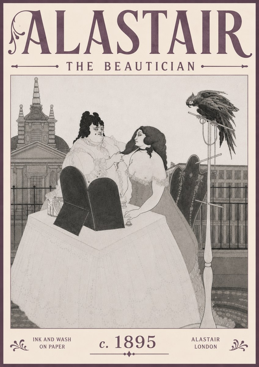 Alastair The Beautician No5 - Affiche