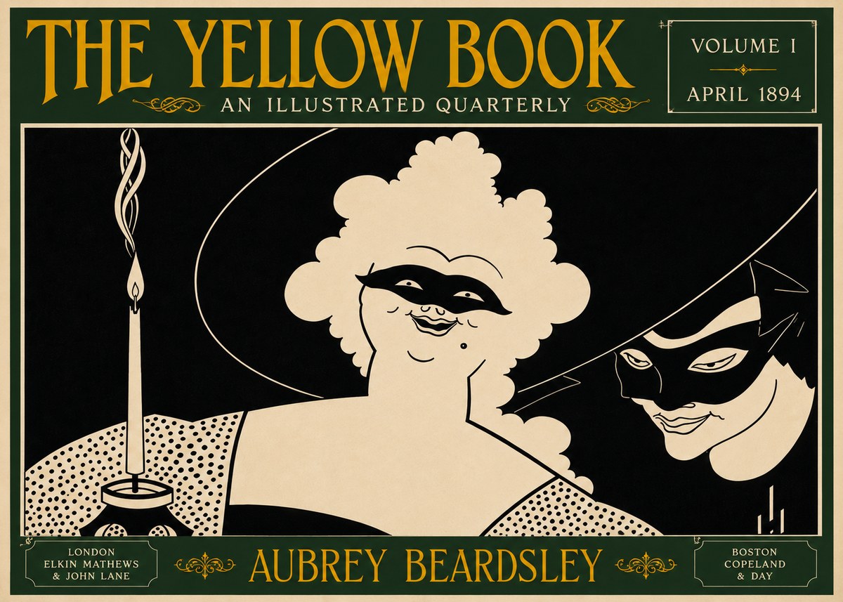 Aubrey Beardsley The Yellow Book I No6 - Affiche