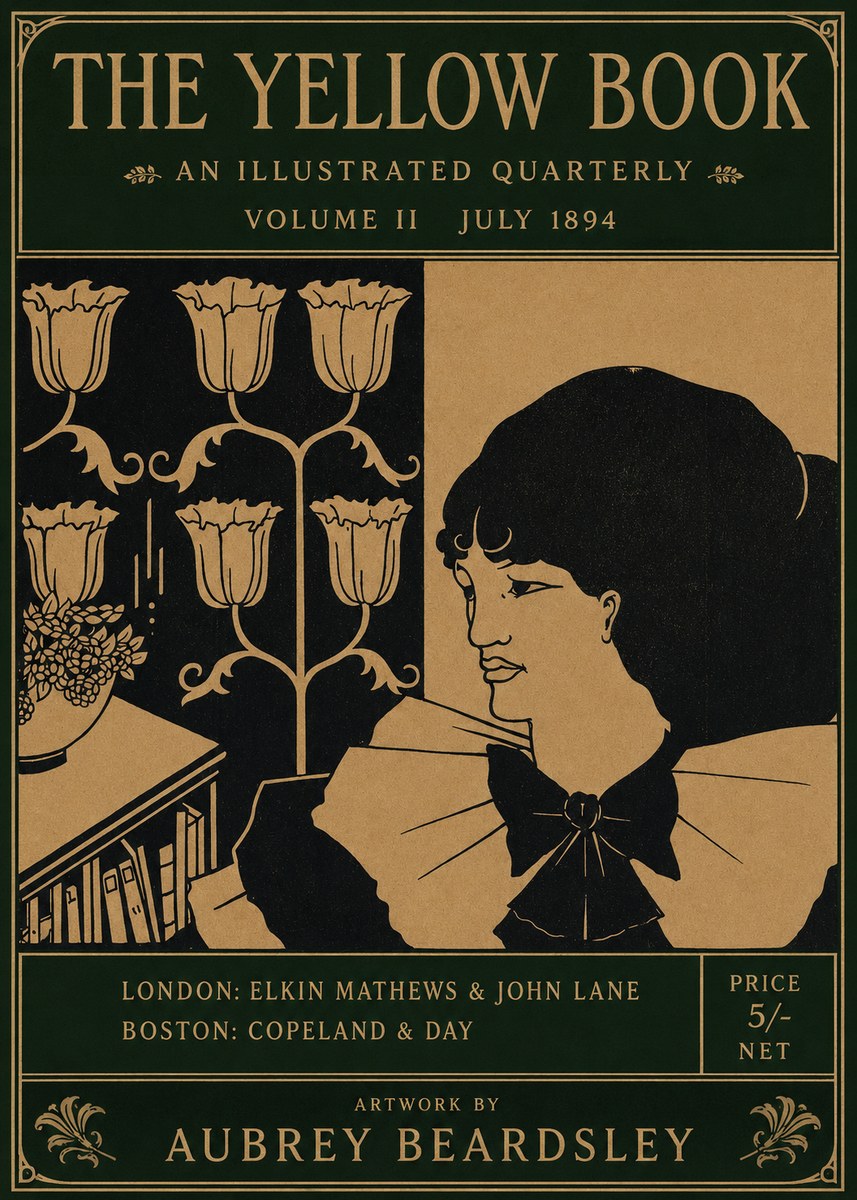Aubrey Beardsley The Yellow Book - Volume Ii July 1894 No1 - Affiche