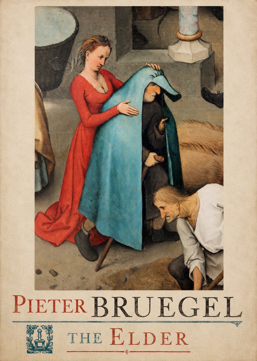 Pieter Bruegel The Blind Leading the Blind II No3 - Affiche