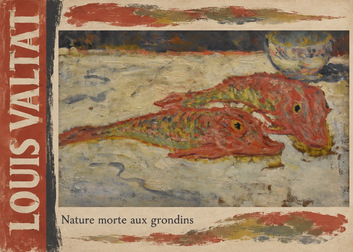 Louis Valtat Nature Morte Aux Grondins No2 - Affiche