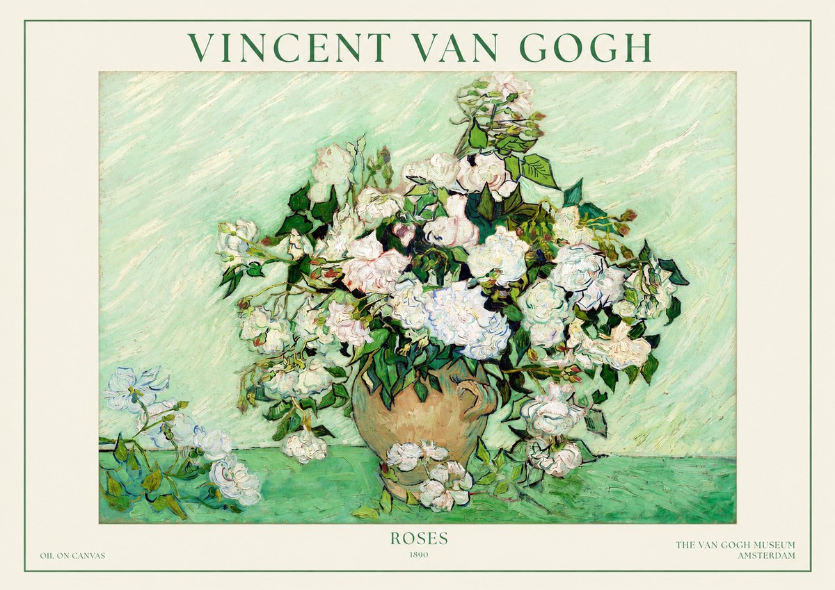 Van Gogh Roses II No1 - Affiche