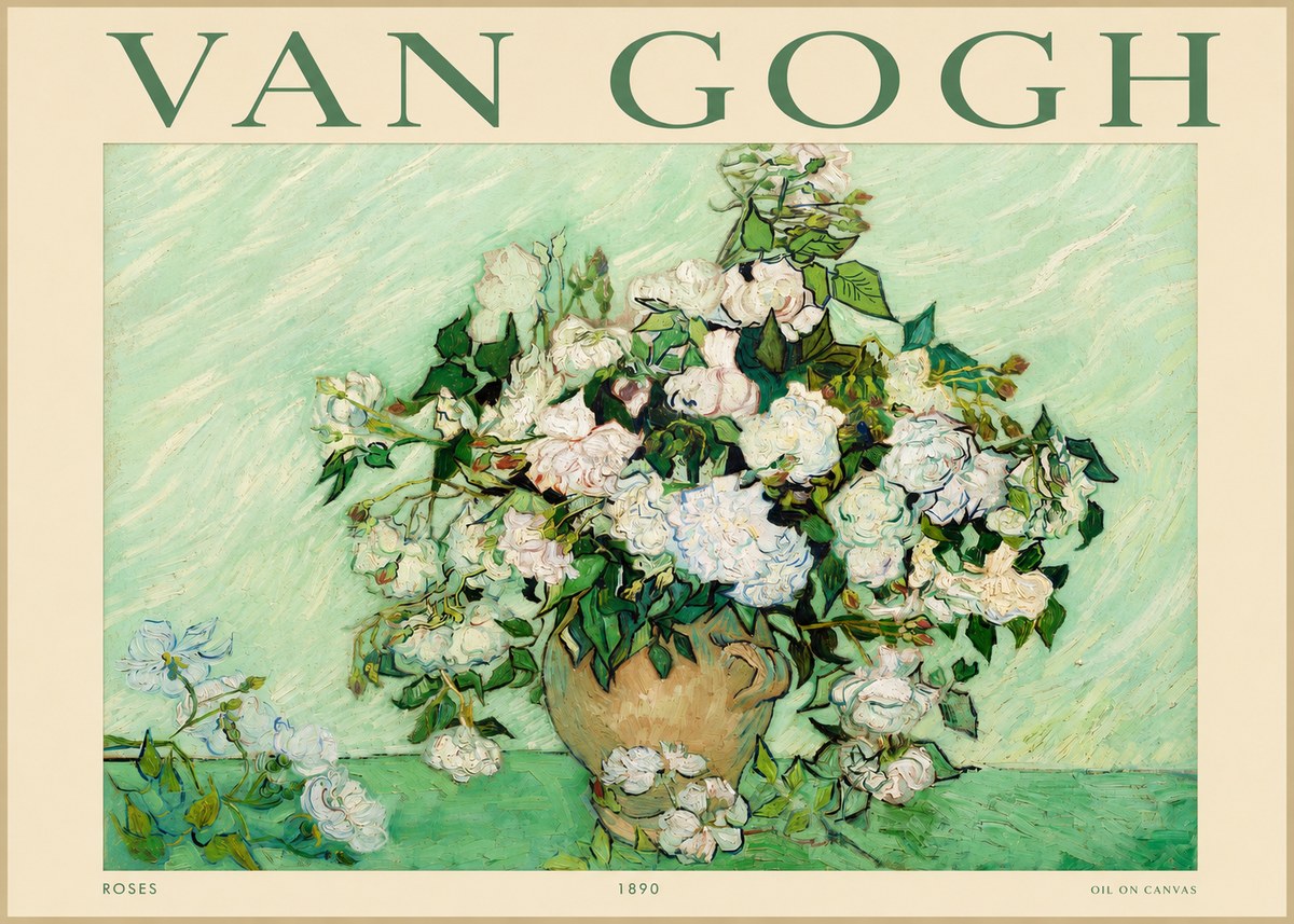 Van Gogh Roses II No2 - Affiche