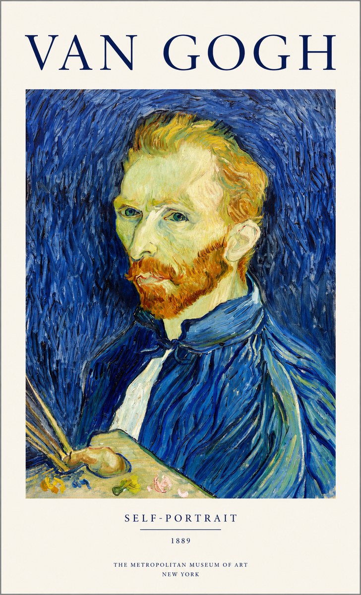 Van Gogh Self-portrait I No1 - Affiche