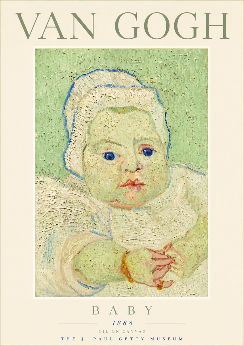 Van Gogh Baby No4 - Affiche