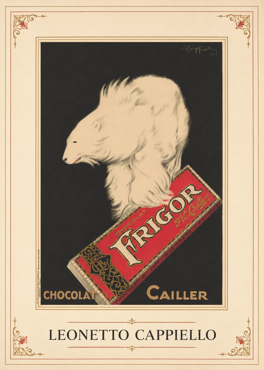 Leonetto Cappiello Chocolat Frigor No1 - Affiche