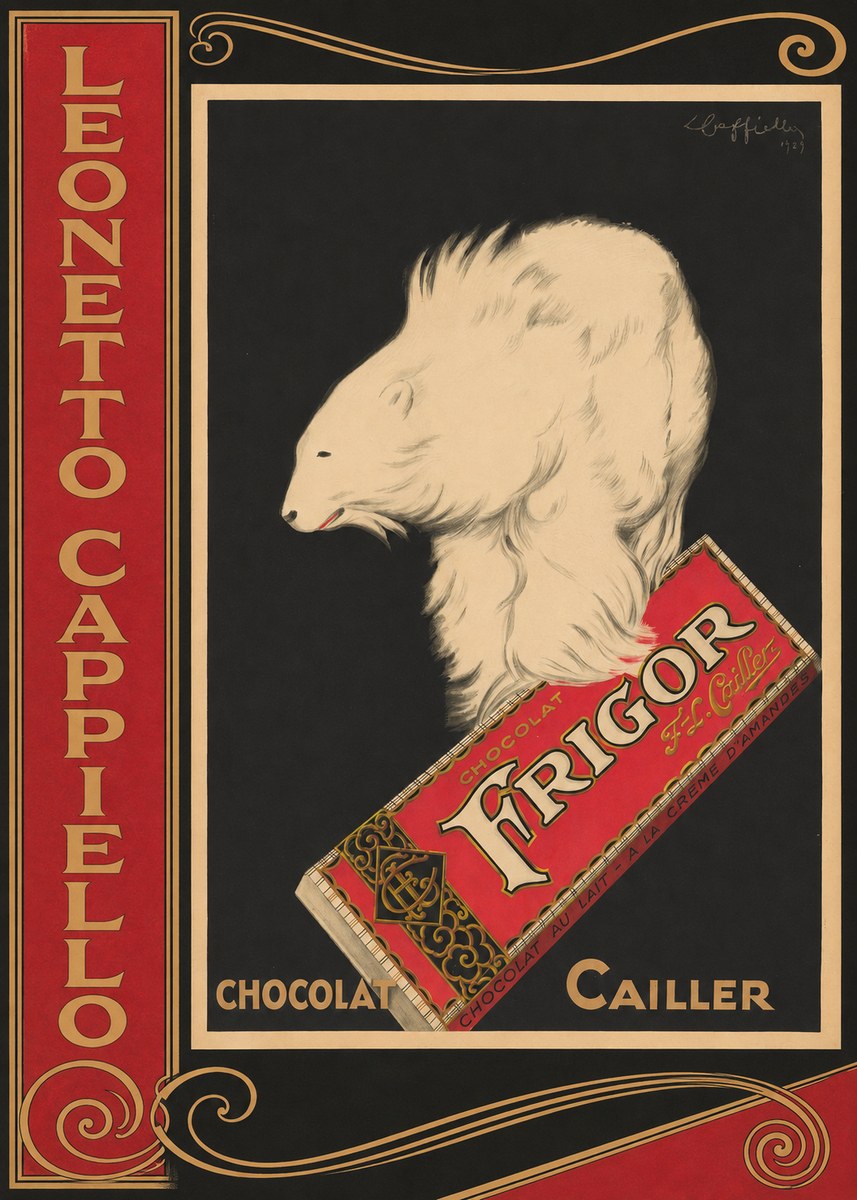 Leonetto Cappiello Chocolat Frigor No2 - Affiche