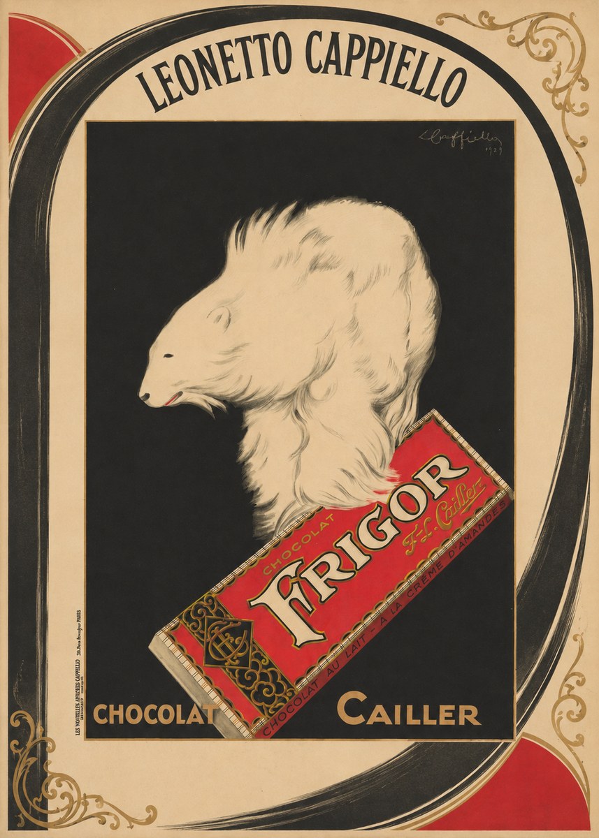 Leonetto Cappiello Chocolat Frigor No5 - Affiche