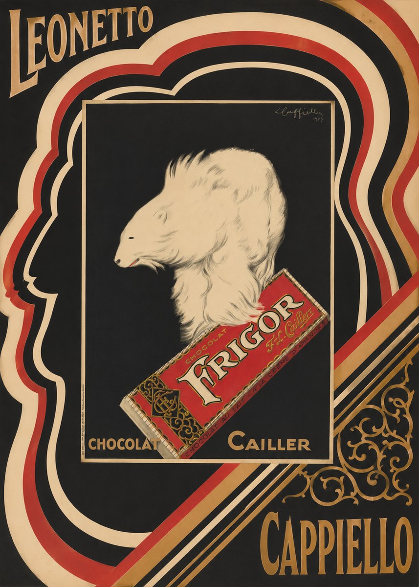 Leonetto Cappiello Chocolat Frigor No6 - Affiche
