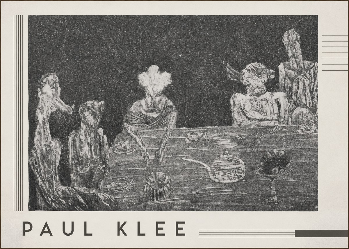 Paul Klee Die Mahlzeit No3 - Affiche