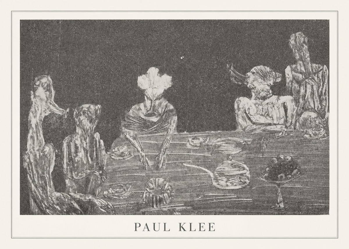 Paul Klee Die Mahlzeit No4 - Affiche
