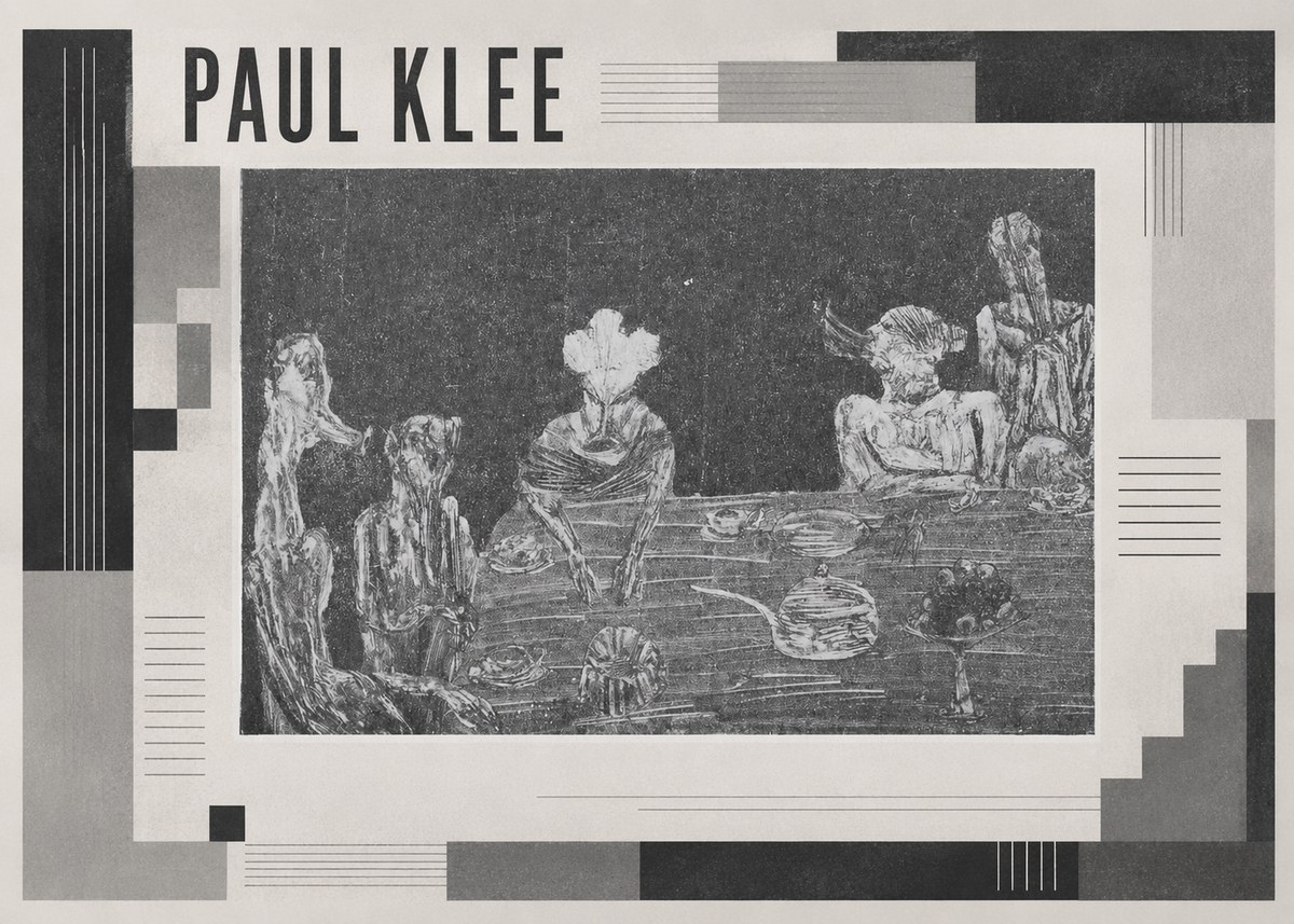Paul Klee Die Mahlzeit No6 - Affiche