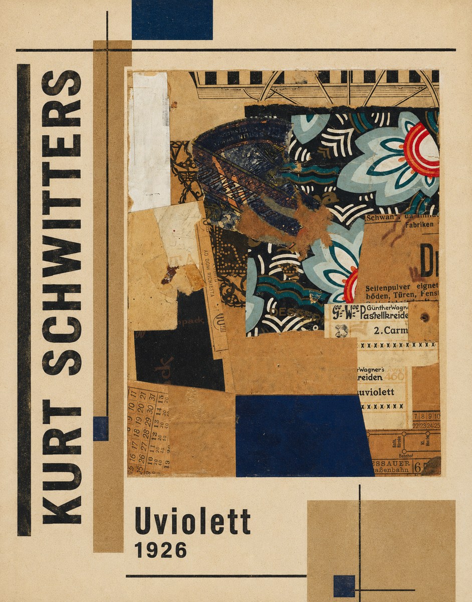 Kurt Schwitters Uviolett No2 - Affiche