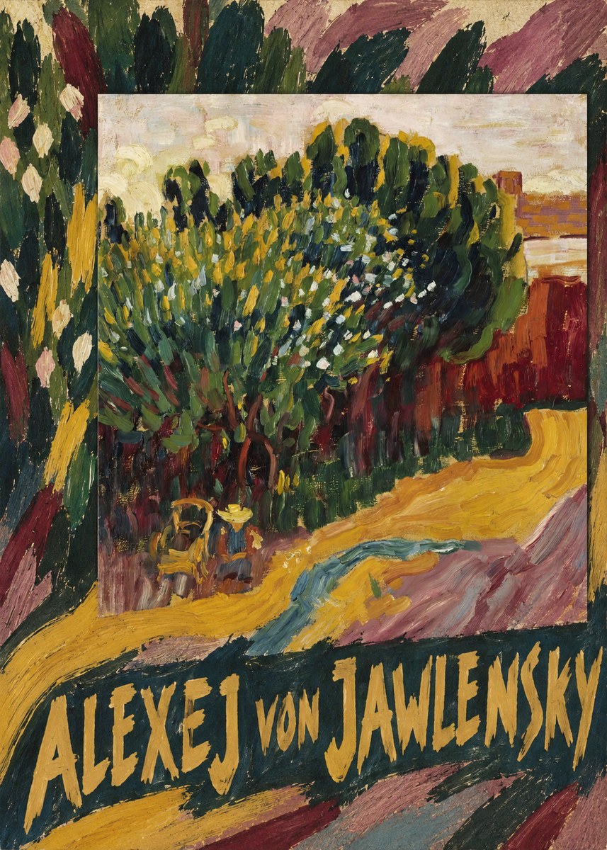 Alexej von Jawlensky Park Landscape (Murnau) No5 - Affiche