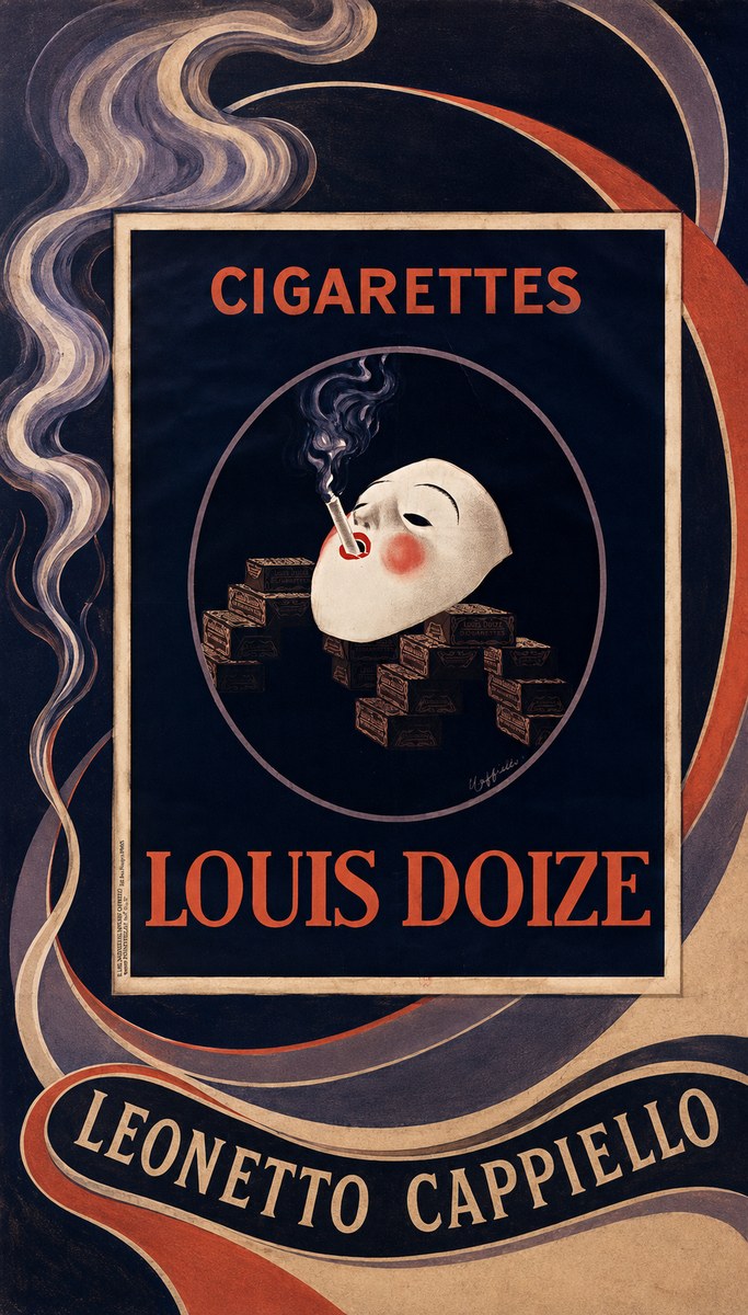 Leonetto Cappiello Cigarettes Louis Doize No3 - Affiche