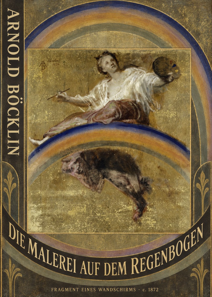 Arnold Böcklin Die Malerei Auf Dem Regenbogen No5 - Affiche