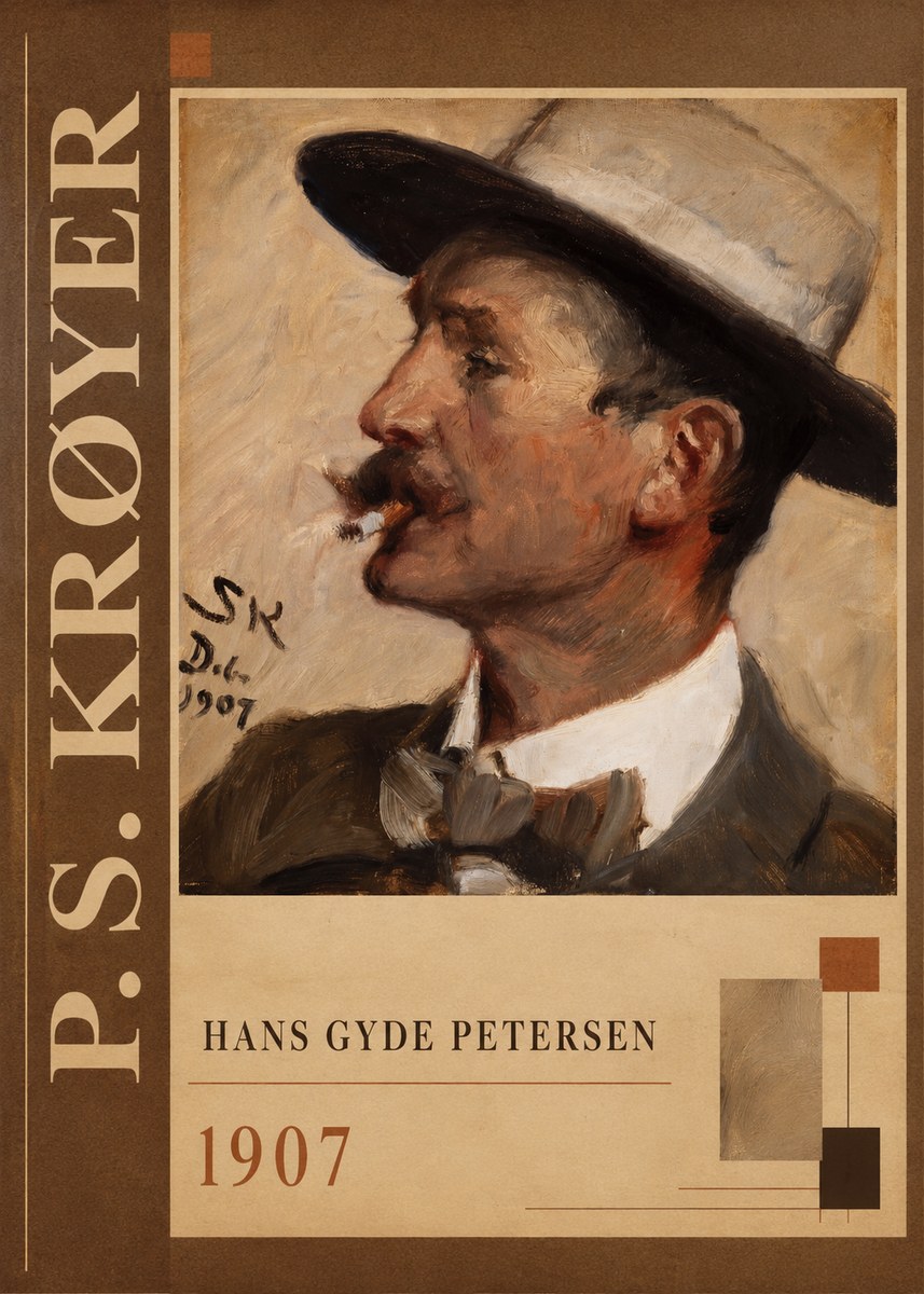 P.S. Krøyer Hans Gyde Petersen No2 - Affiche