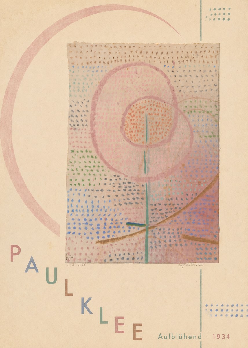 Paul Klee Aufblühend No6 - Affiche