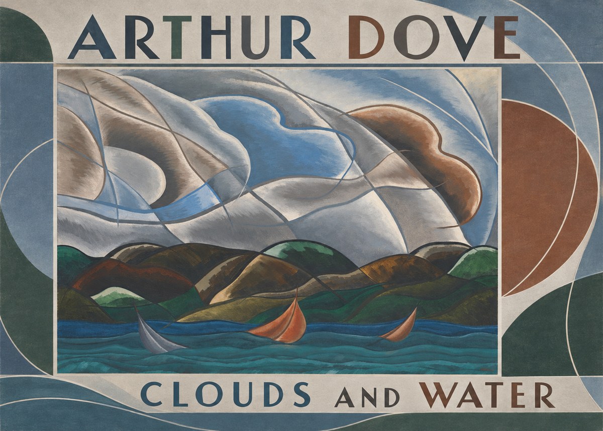 Arthur Dove Clouds and Water No3 - Affiche