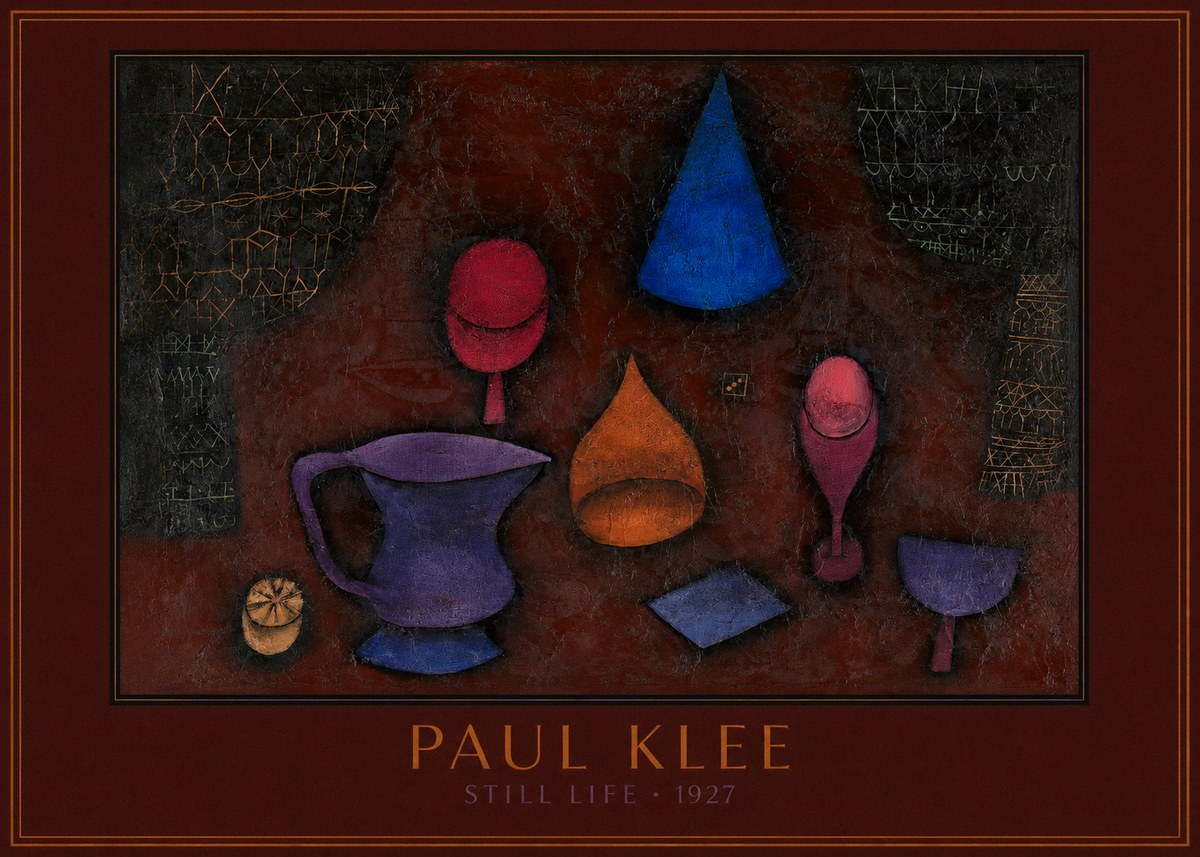 Paul Klee Still Life No3 - Affiche
