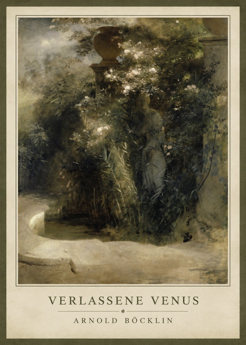 Arnold Böcklin Verlassene Venus No3 - Affiche