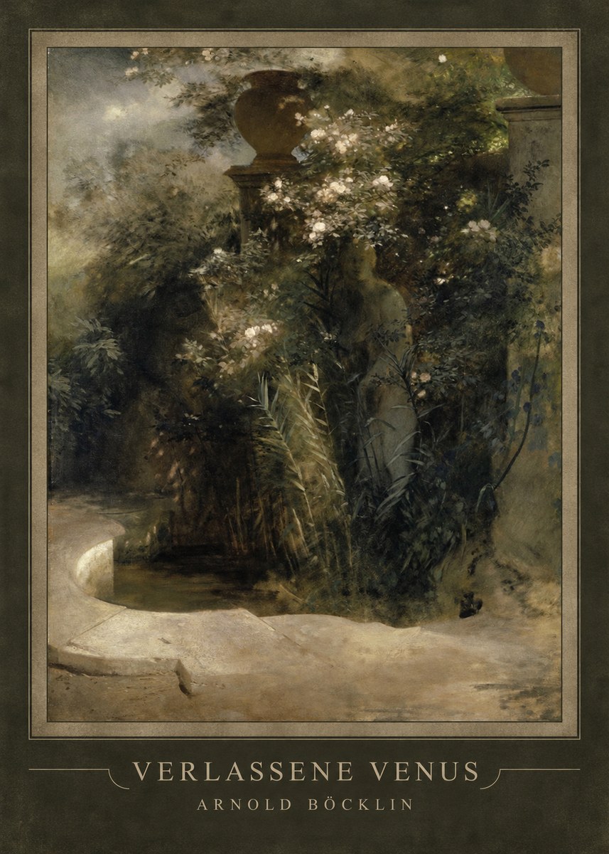 Arnold Böcklin Verlassene Venus No4 - Affiche