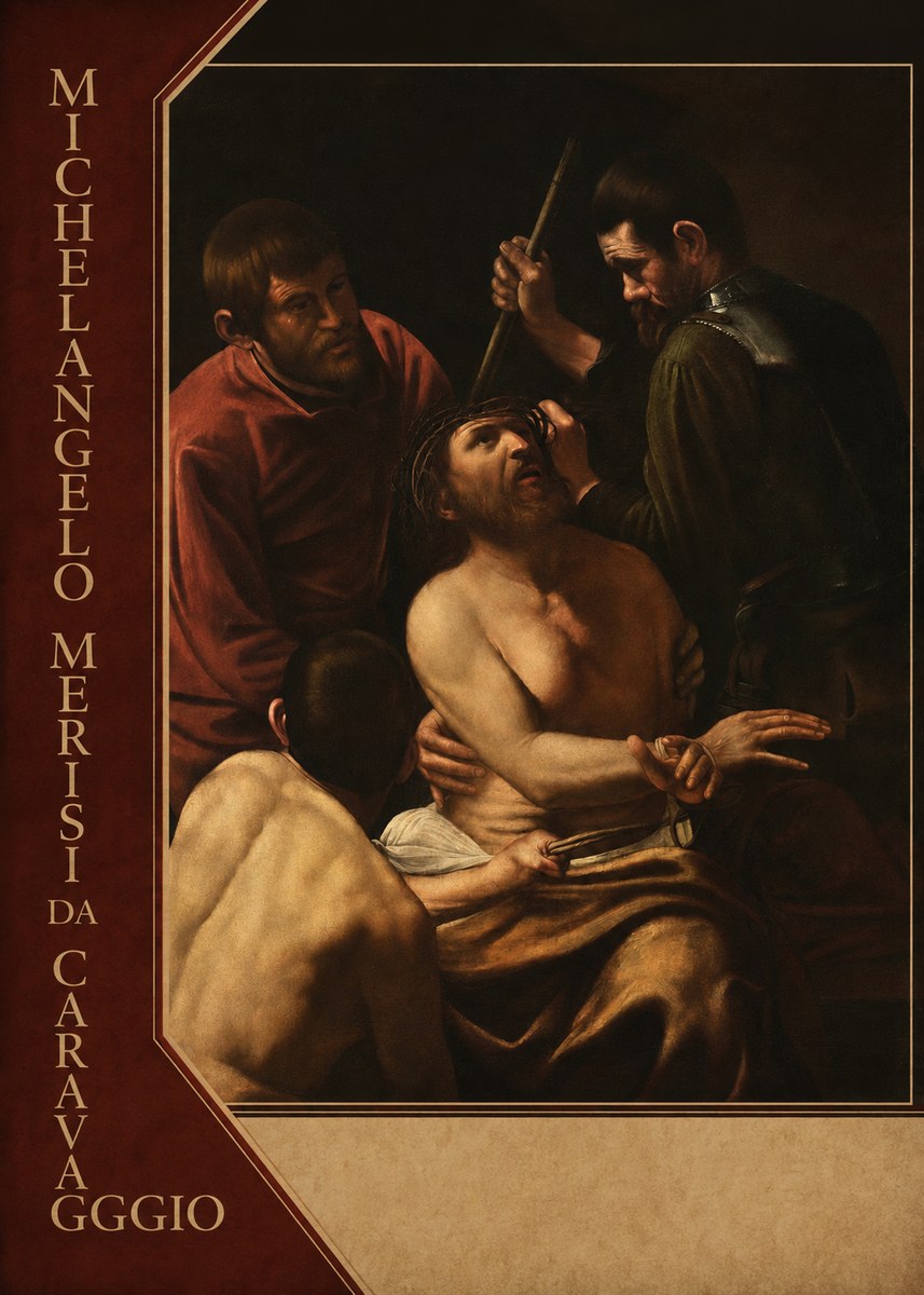Michelangelo Merisi da Caravaggio Christ Crowned with Thorns No5 - Affiche
