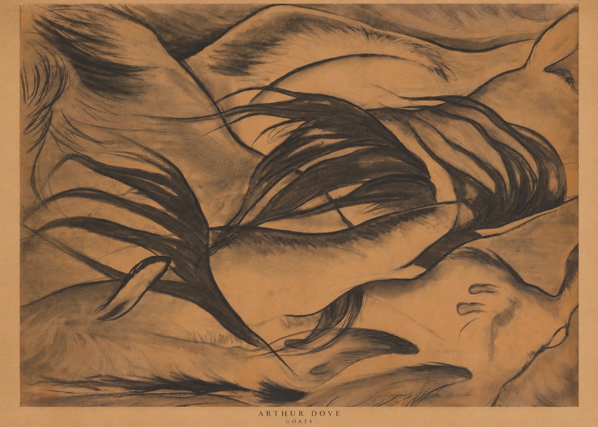 Arthur Dove Goats No6 - Affiche