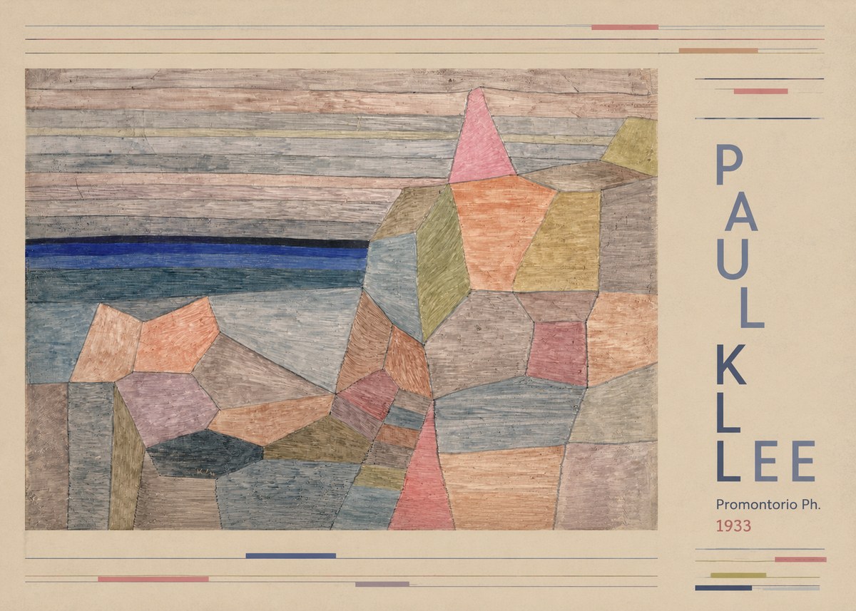 Paul Klee Promontorio Ph. No5 - Affiche