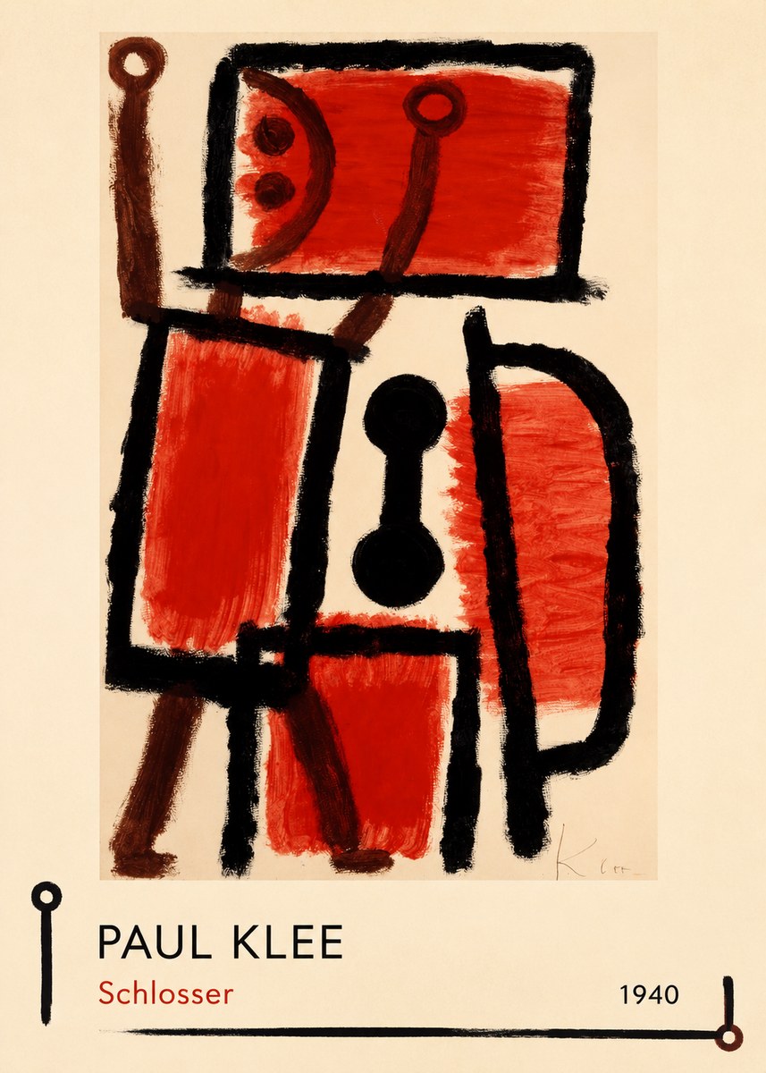 Paul Klee Schlosser No1 - Affiche