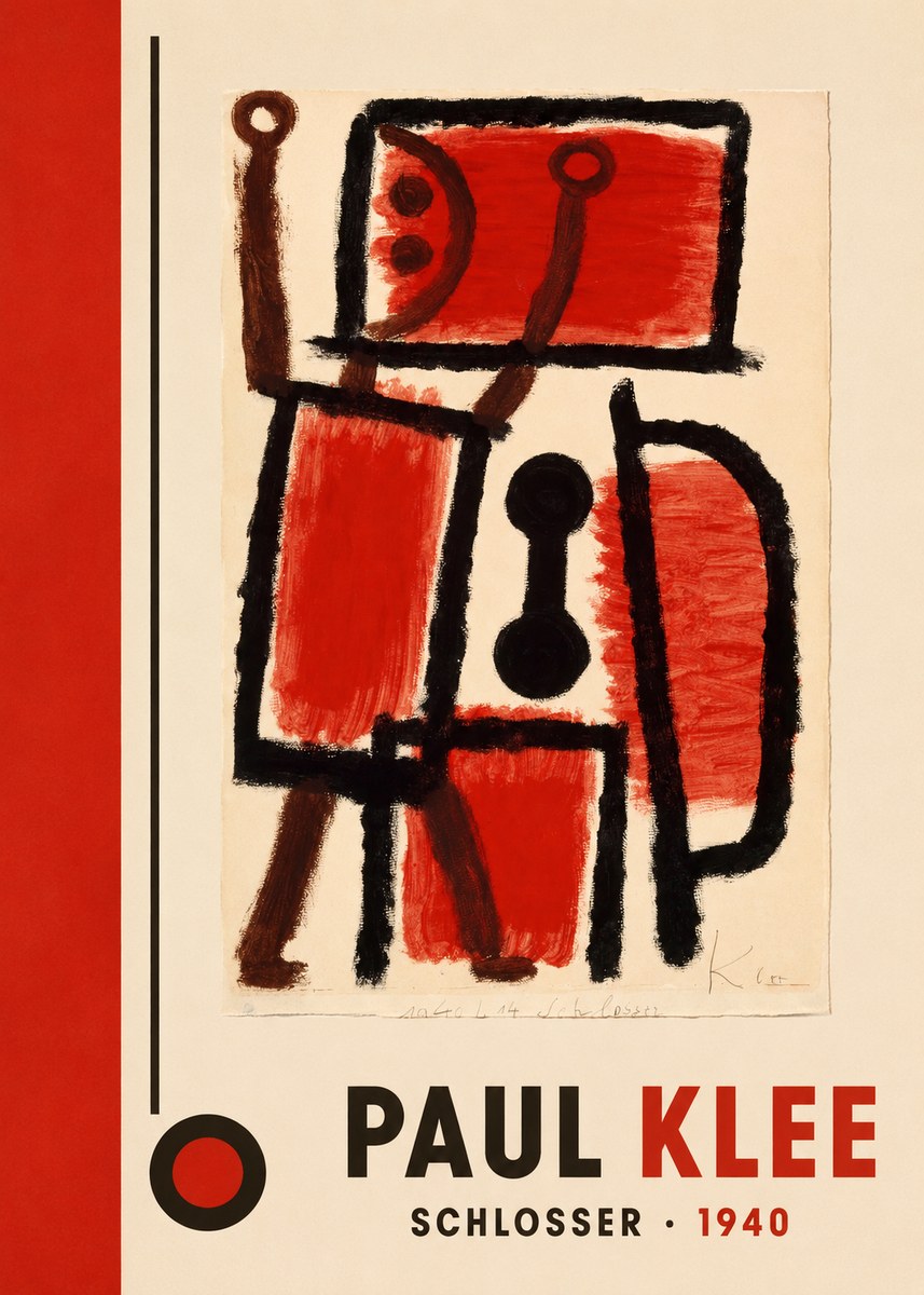Paul Klee Schlosser No4 - Affiche