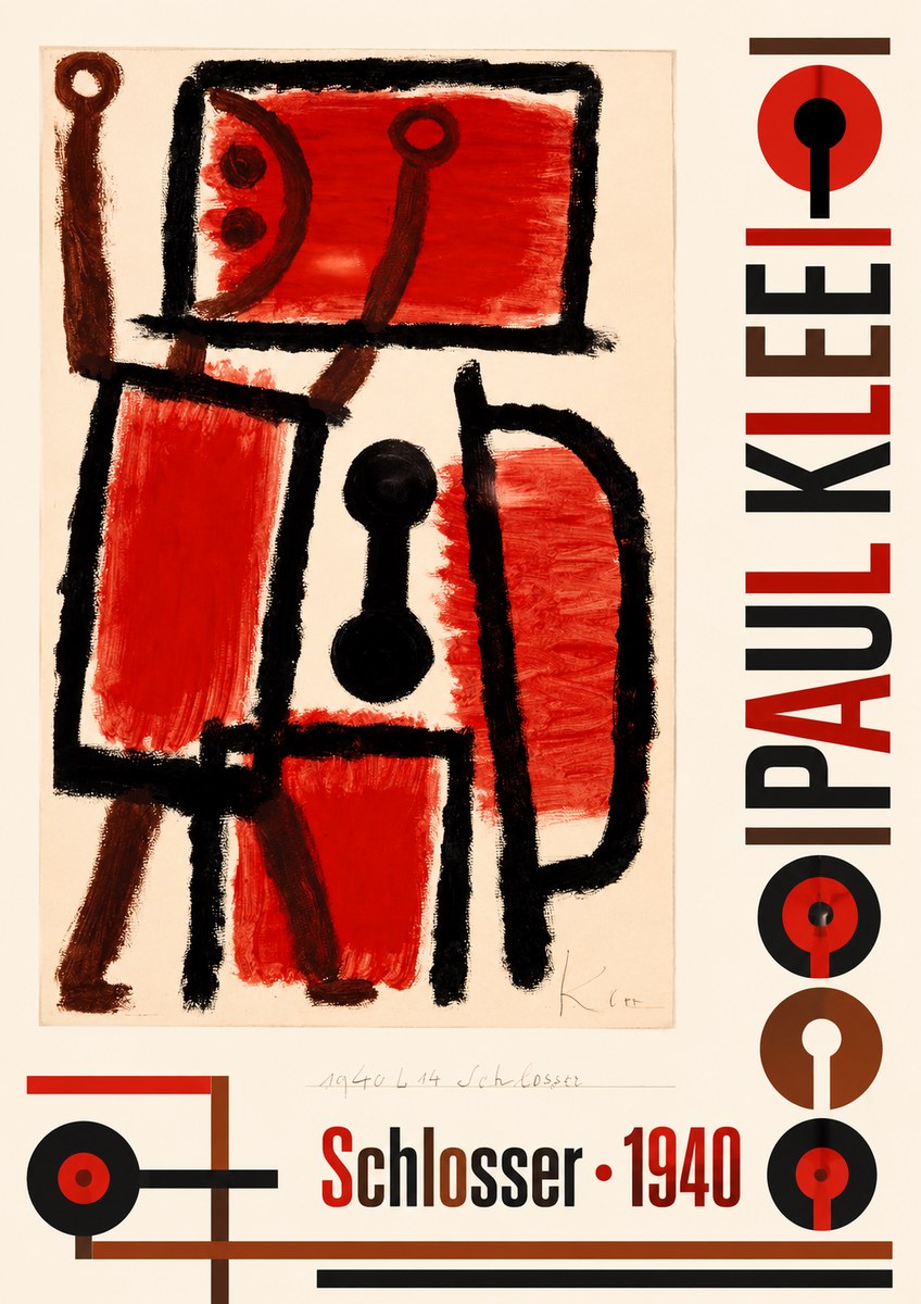 Paul Klee Schlosser No5 - Affiche