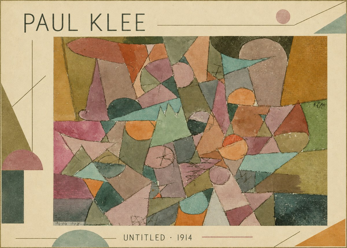 Paul Klee Untitled No1 - Affiche