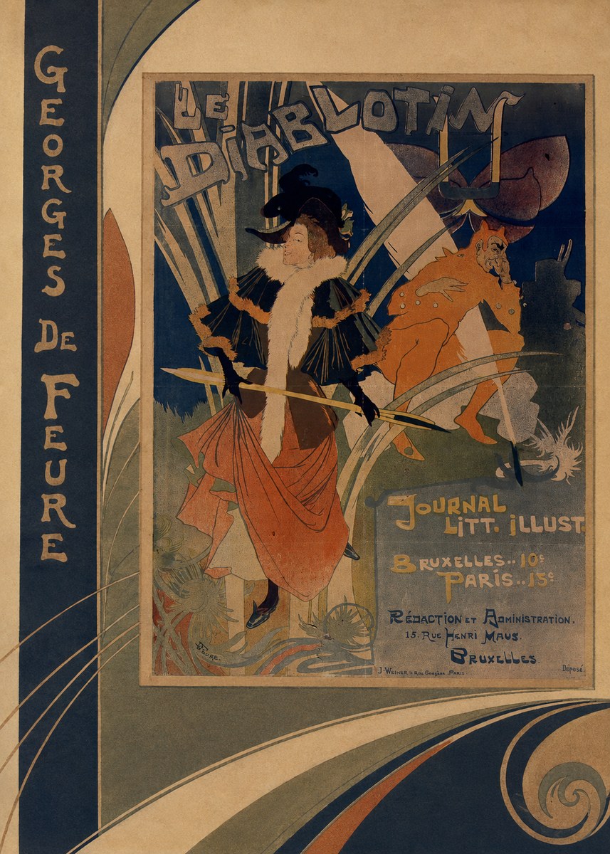 Georges de Feure Le Diablotin III No2 - Affiche