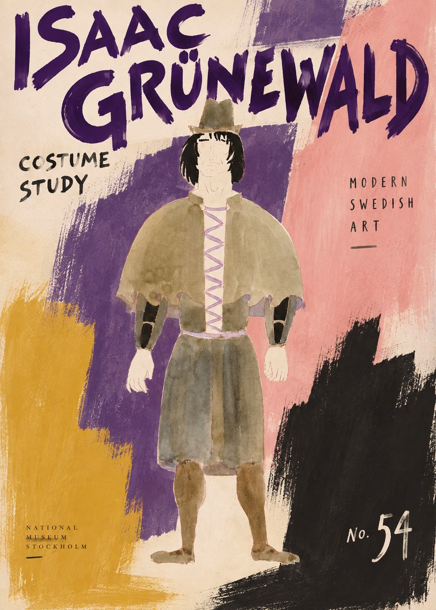 Isaac Grünewald Costume Study V No3 - Affiche